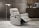Homelegance® Bristow Silver Manual Swivel Glider Recliner-1