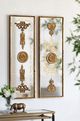 A & B Home 2-Piece Antique Gold Mirror-5
