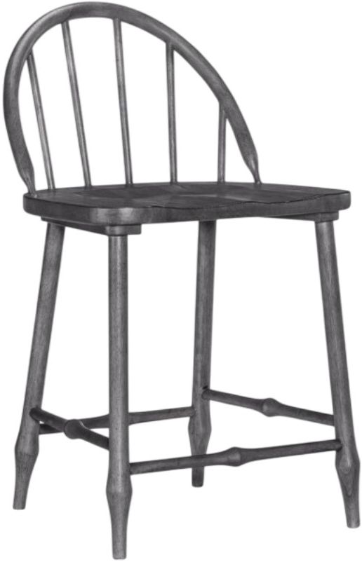 Legacy Classic Vintage Market Kettle Black Windsor Counter Stool-0