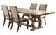 Coaster® Brockway 5-Piece Barely Brown/Cream Trestle Dining Set-0