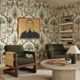 TOV Furniture Palma Dark Ash/Forest Green Accent Chair-1