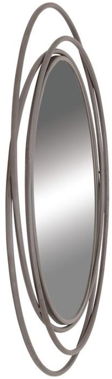 Deco Marche Gray Overlapping Circle Wall Mirror-1