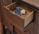 A-America® Sun Valley Rustic Timber Barn Door Accent Cabinet-3