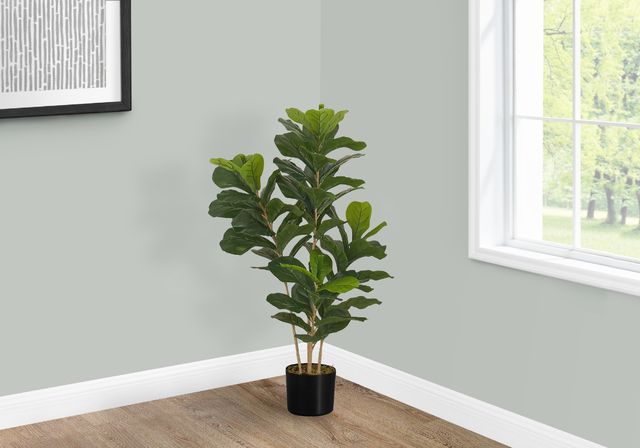 Monarch Specialties Inc. Black 41" Artificial Potted Fiddle Tree-3