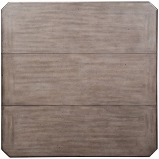 Liberty Furniture Ocean Weathered Pine Gathering Table with Isle Slate Turned Legs-2