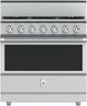 Hestan 36" Stainless Steel 5-Burner Built-In Gas Range-0