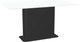 Amisco Customizable Lucarelli 60" Rectangular Dining Table with 0.5" White Glass Top-0