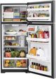 GE® 28" 17.5 Cu. Ft. Fingerprint Resistant Stainless Steel Freestanding Top-Freezer Refrigerator-3