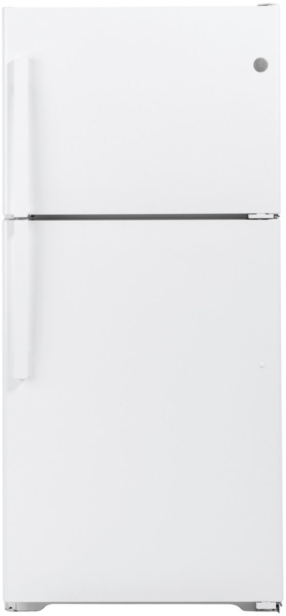 GE® 30" 19.1 Cu. Ft. White Top Freezer Refrigerator-0