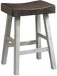 Furniture of America® Biasca 2-Piece Gray/White Counter Stool Set-0