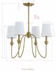 Forty West Portia Gold Chandelier-1