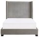 Mazin Furniture Glenbury Taupe Eastern King Upholstered Panel Bed-1