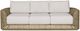 Vanguard® Furniture Customizable Bliss Fabric/Rattan Outdoor Sofa-1