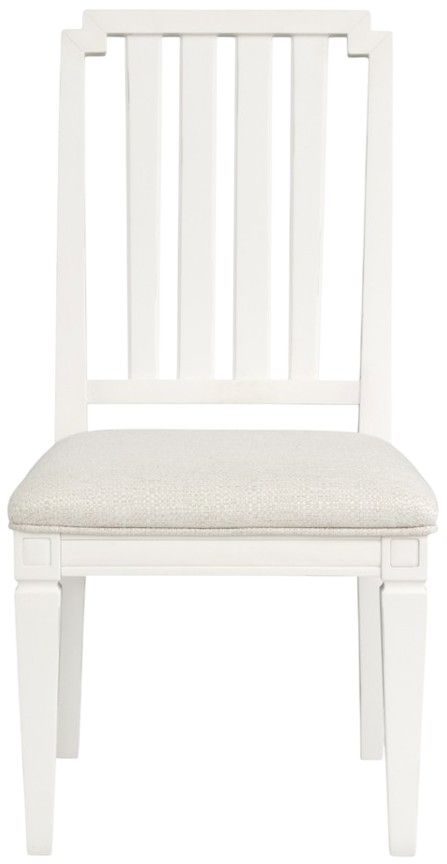 Magnussen Home® Willowbrook Egg Shell White Side Chair-2