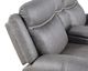 Furniture of America® Agata Warm Gray Glider Recliner Loveseat-5
