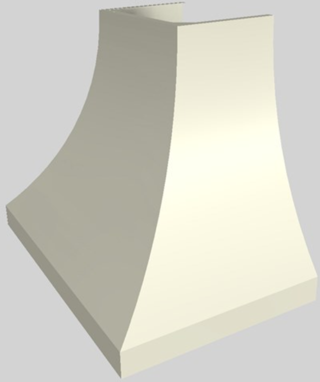 Vent-A-Hood® Designer Series 36" Biscuit Wall Mounted Range Hood-2