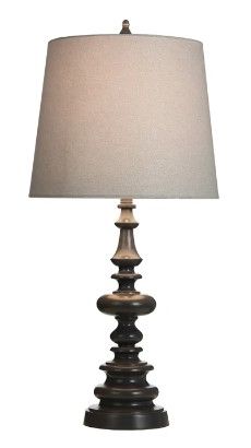 Stylecraft Poly Black Table Lamp-1
