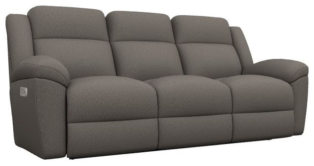 La-Z-Boy® Joel Pewter Power Reclining Sofa with Headrest and Lumbar-0