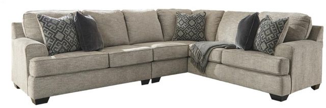Signature Design by Ashley® Bovarian 2-Piece Stone Sectional with Ottoman-1