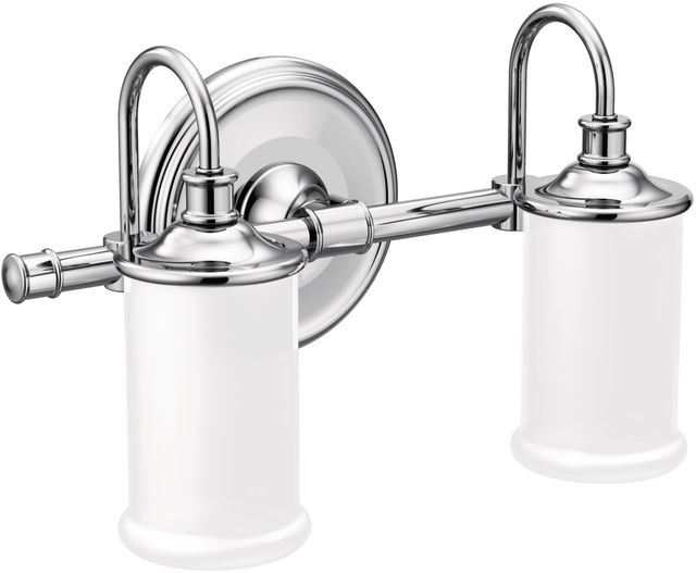Moen® Belfield™ Chrome Two Globe Bath Light-0