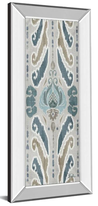 Classy Art A Touch of Flourish I by Patricia Pinto Mirror Framed Wall Art-1