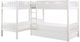 Homelegance® Galen White Corner Bunk Bed with Youth Twin Trundle-0