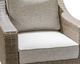 Signature Design by Ashley® Revare Beach Beige Fabric/Resin Wicker Outdoor Swivel Lounge-1