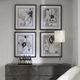 Uttermost® June Erica Vess 4-Piece Tangled Threads Framed Prints Set-1