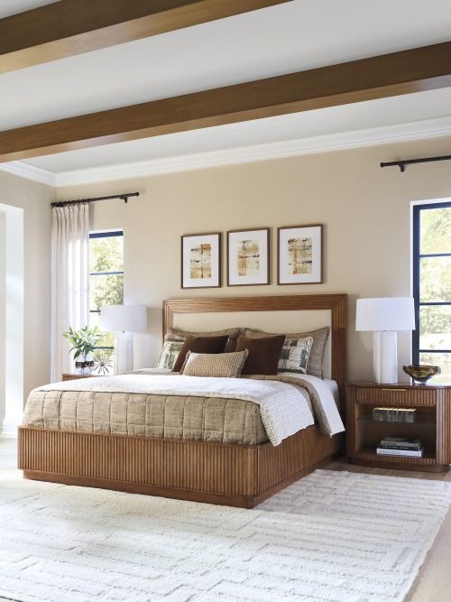 Lexington Home La Costa Pendry Sailview King Upholstered Panel Bed-1