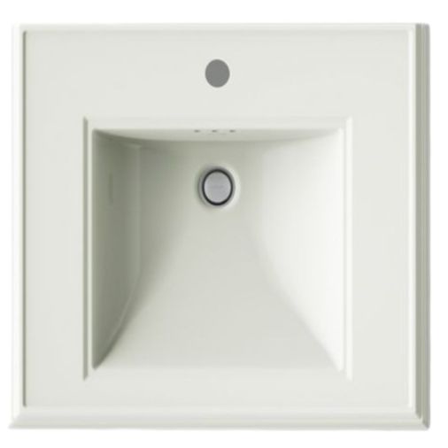 Kohler Memoirs® Classic Dune 24.25" Rectangular Pedestal Bathroom Sink-1