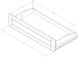 Kodiak Furniture Monterey Suede Navy/Espresso Queen Storage Futon with Mattress-4