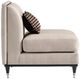 Michael Amini® La Francaise Black/Cafe Armless Chair-3