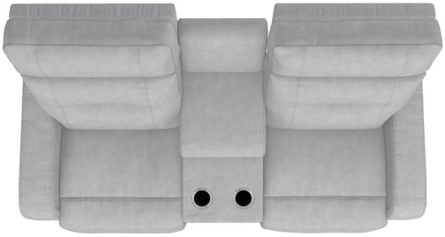 La-Z-Boy® Baron Mist Power Wall Reclining Loveseat with Console and Headrest-5