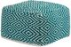 Signature Design by Ashley® Brynnsen Ivory/Teal Pouf-0