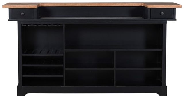 Signature Design by Ashley® Wildenauer Black/Brown Bar-3