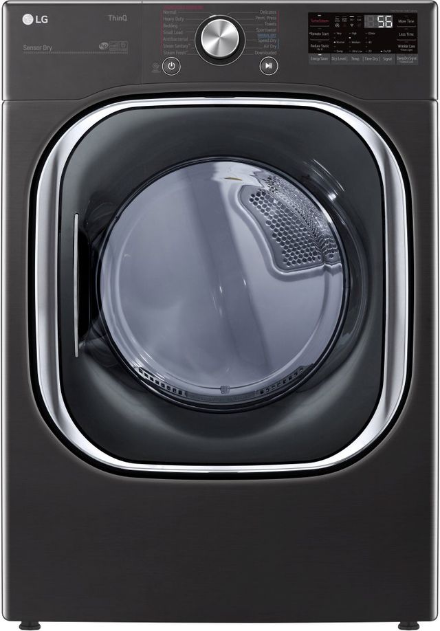 LG 7.4 Cu. Ft. Black Steel Front Load Gas Dryer-0