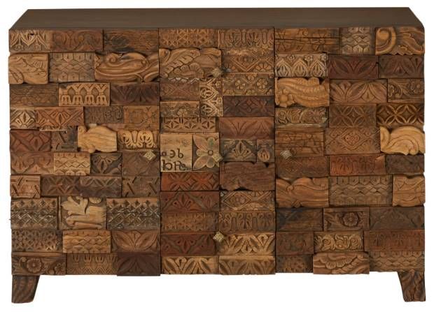 Jaipur Furniture Omisha Dark Blended Sideboard-1