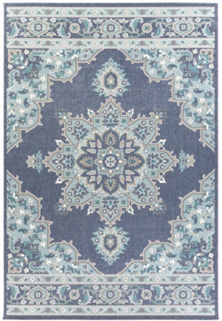 Surya Alfresco Blue/Green/White 5'x8' Area Rug-0