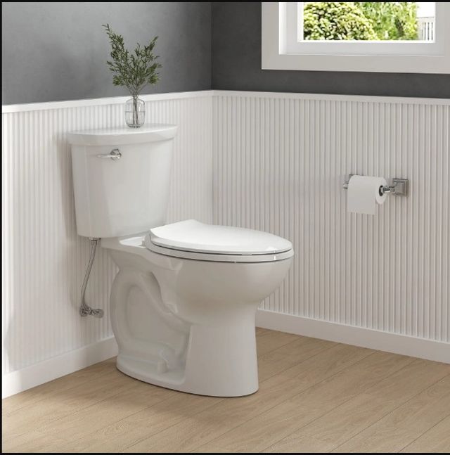 American Standard Cadet® White Compact  3 One-Piece Chair Height Elongated Toilet  with Seat-2