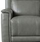 Bassett® Furniture Club Level Conover Light Gray Leather Power Reclining Loveseat-2