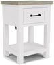 Riverside Furniture Cora Cloud/Fog Nightstand-0