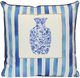 Stylecraft Tamara Day Blue Stripes Designer Pillow-0
