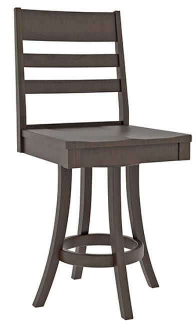 Country View Woodworking Customizable 24" Swivel Counter Chair-0