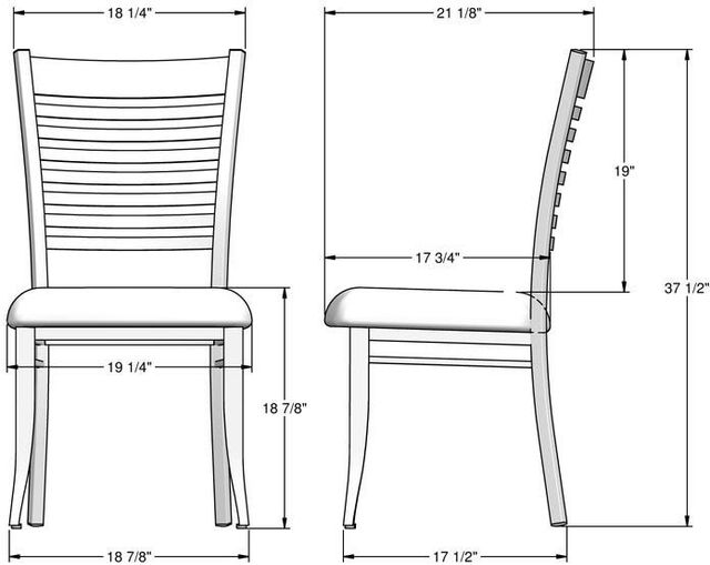 Amisco Customizable Edwin Upholstered Dining Side Chair-1
