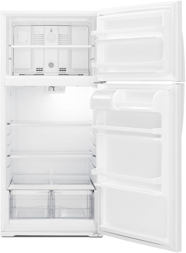 Whirlpool® 28 in. 14.3 Cu. Ft. White Top Freezer Refrigerator-4