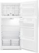 Whirlpool® 28" 14.3 Cu. Ft. White Top Freezer Refrigerator-1