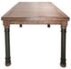 Michael Amini® Crossings Reclaimed Barn Dining Table with Gunmetal Base-3