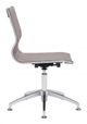 Zuo® Glider Taupe Conference Office Chair-2