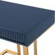 TOV Furniture Janie Blue Lacquer Side Table-3