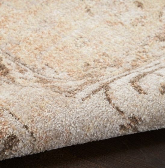 Nourison Home™ Astra Machine Washable Beige 5'x7' Area Rug-3